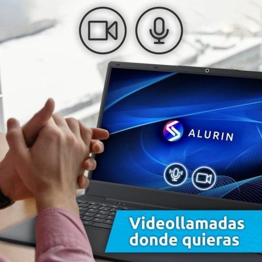 Portatile Alurin Flex Advance 15,6" AMD Ryzen 7 5825U 16GB Vega 8 500GB SSD Senza SO Lettore impronte