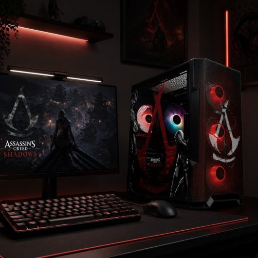 PcCom Ready AMD Ryzen 5 7600X / 32GB / 1TB SSD / RTX 5060 Ti 8GB - Assasin´s Shadow + Windows 11 Home