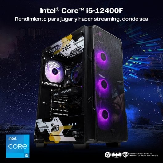 PcCom Lite Intel Core i5-12400F / 16 GB / 1 TB SSD / RTX 3050 - Batman + Windows 11 Home