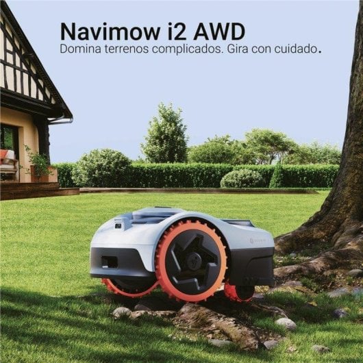 Robot cortacésped Navimow i206E AWD tracción total 600 m² IA GPS