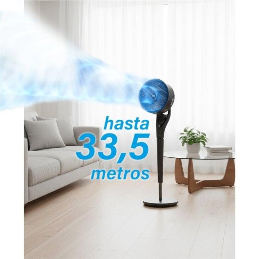 Ventilador de pie Dreo Turbopoly Fan 154 36W 8,2 m/s gris metálico