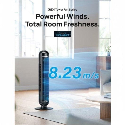 Ventilador torre Dreo Nomad TF414 ultra silencioso 91 cm 8 velocidades
