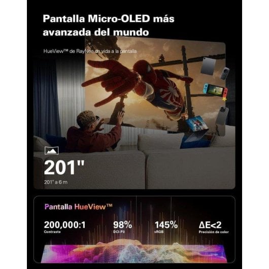 Occhiali AR RayNeo Air 3s FullHD 201 pollici 120Hz Micro-OLED