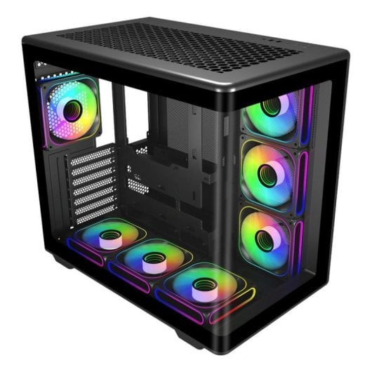 Boîtier Cooler Master Elite 600 Midi Tower Verre Trempé RGB ATX Gaming