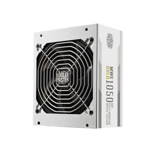Fuente de Alimentación Cooler Master MWE Gold 1050 V2 1050W 80+ Gold modular blanca