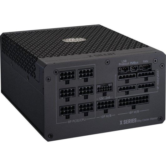 Fuente de Alimentación Cooler Master X Silent Edge Platinum 1100W 80+ Platinum modulaire sans ventilateur