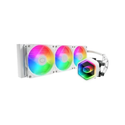 Refrigerazione Liquida Cooler Master MasterLiquid 360 Core II White 360mm 3 Ventole RGB