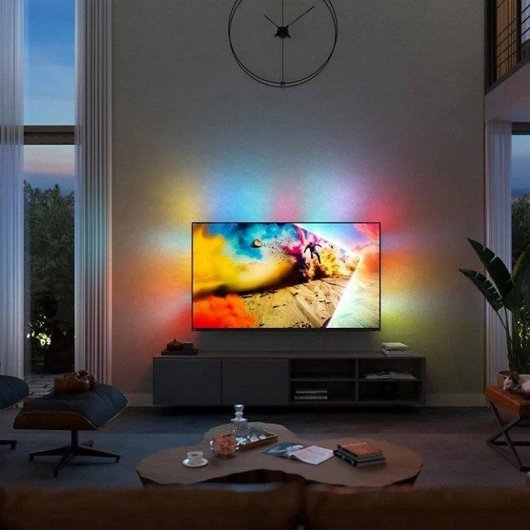 TV Philips Mini LED 65MLED950 65" 4K UltraHD 120Hz Smart TV Titan OS HDR10 Dolby Vision Ambilight