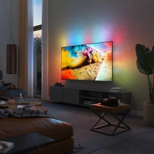 TV Philips Mini LED 65MLED950 65" 4K UltraHD 120Hz Smart TV Titan OS HDR10 Dolby Vision Ambilight