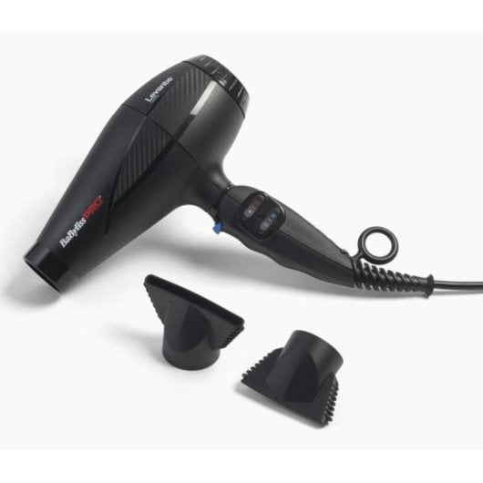 Professioneller Ionen Föhn BaByliss Levante 2100W 2 Temperaturstufen 2 Geschwindigkeiten Leicht Schwarz