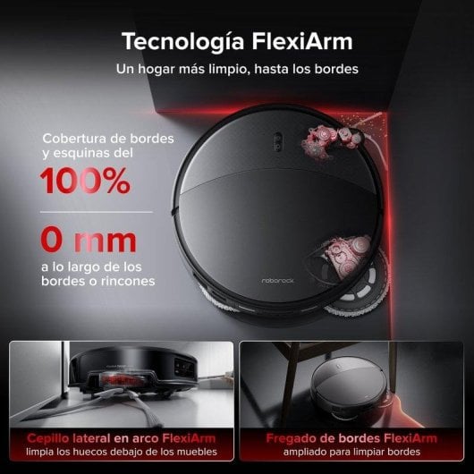 Robot Aspirador y Fregasuelos Roborock Saros 20 Set con Autovaciado Navegación 3D StarSight 2.0 Potencia HyperForce Cáma