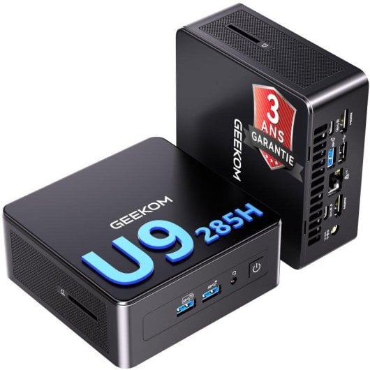 Mini PC GEEKOM IT15 Intel Core Ultra 9 285H/32GB/1TB SSD/Intel Graphics/Windows 11 Pro/Wi-Fi 7