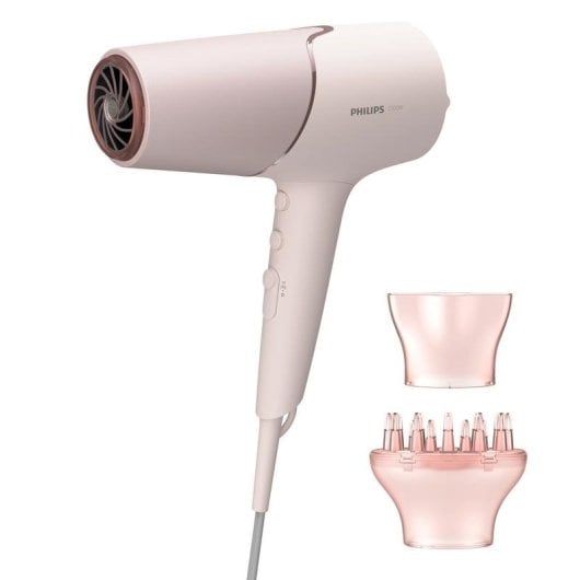 Ionen Föhn Philips BHD530/00 2300W 6 Temperaturstufen 6 Geschwindigkeiten Diffusor Rosa Weiß
