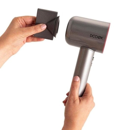Secador de Pelo Iónico Dcook Gallery 1600W 3 Temperaturas 3 Velocidades con Accesorios Gris