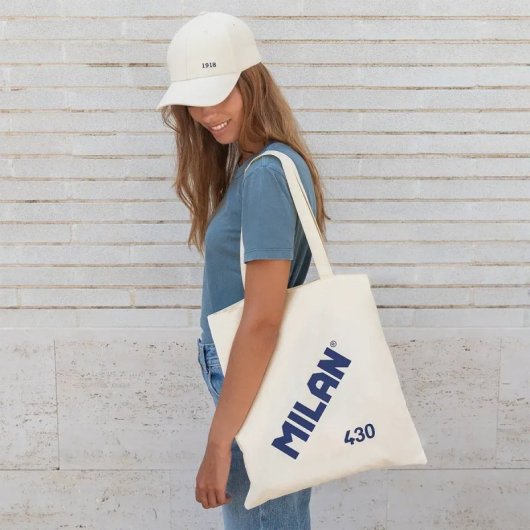 Milan 430 - Borsa Tote Multiuso, Collezione 1918, 41 x 38 cm, Beige