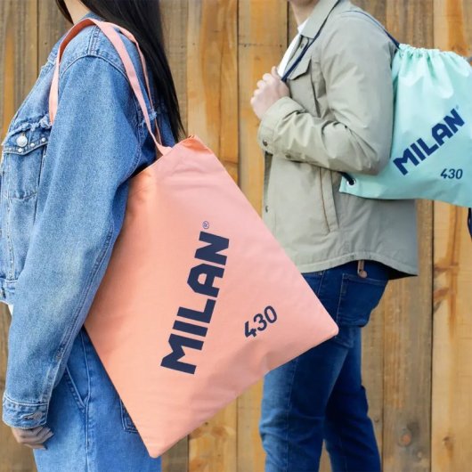 Milan 430 - Bolsa Multiusos Tote Bag Colección 1918 Medida 41 X 38 Cm. Verde