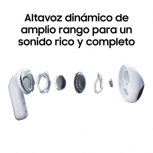 Samsung Galaxy Buds4 Auriculares Inalámbricos con IA y Cancelación de ruido Blanco