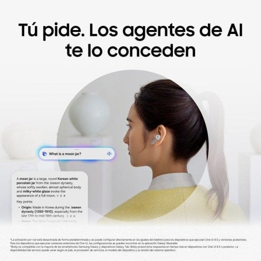 Samsung Galaxy Buds4 Pro Auriculares Inalámbricos con IA y Cancelación de ruido Blanco