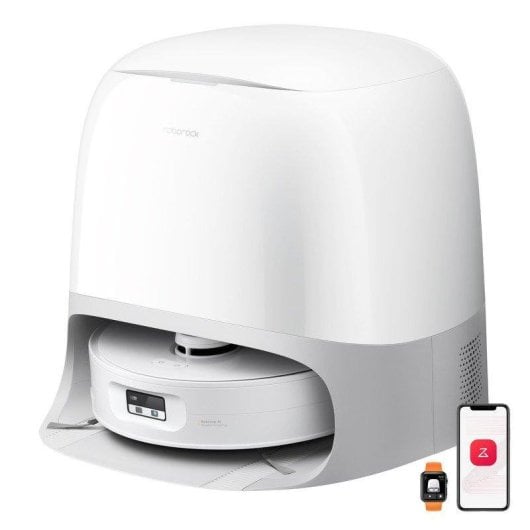 Robot Aspirador y Fregasuelos Roborock Qrevo Curv 2 Flow con Autovaciado Navegación LiDAR 20.000 Pa Control por Voz IA C