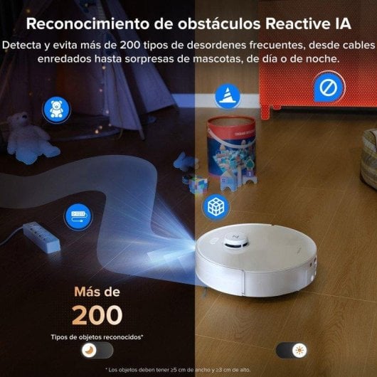 Robot Aspirador y Fregasuelos Roborock Qrevo Curv 2 Flow con Autovaciado Navegación LiDAR 20.000 Pa Control por Voz IA C