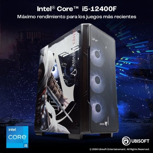 PcCom Lite Intel Core i5-12400F / 16GB / 1TB SSD / RTX 3050 - Assasin´s Creed / Windows 11 Home