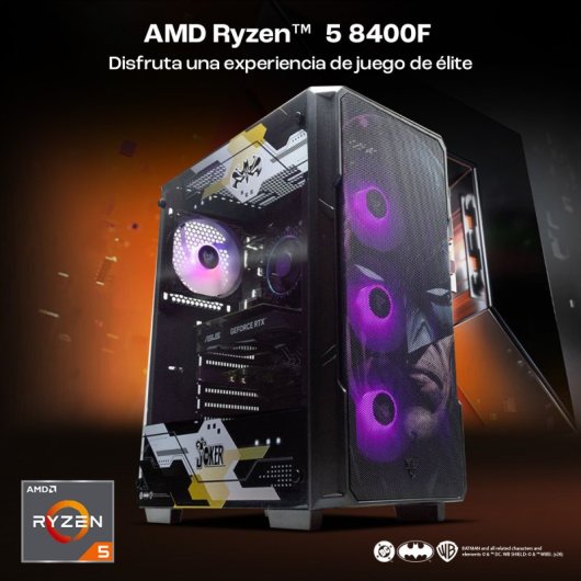 PcCom Lite AMD Ryzen 5 8400F / 16GB / 1TB SSD / RTX 5060 8GB V2 - Batman / Windows 11 Home