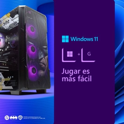 PcCom Lite AMD Ryzen 5 8400F / 16GB / 1TB SSD / RTX 5060 8GB V2 - Batman / Windows 11 Home