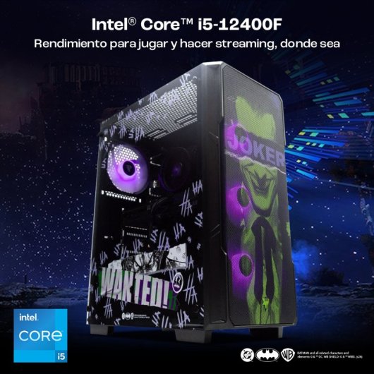 PcCom Lite Intel Core i5-12400F / 16GB / 1TB SSD / RTX 3050 - Joker + Windows 11 Home