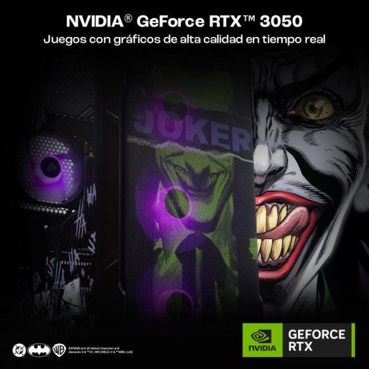 PcCom Lite Intel Core i5-12400F / 16GB / 1TB SSD / RTX 3050 - Joker + Windows 11 Home