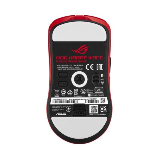 Ratão Asus ROG Harpe II Ace Wireless Bluetooth 42000DPI Vermelho RGB Ultraligeiro