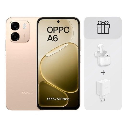 OPPO A6 4G 6GB 256GB 6.75" Aurora Gold Dual SIM