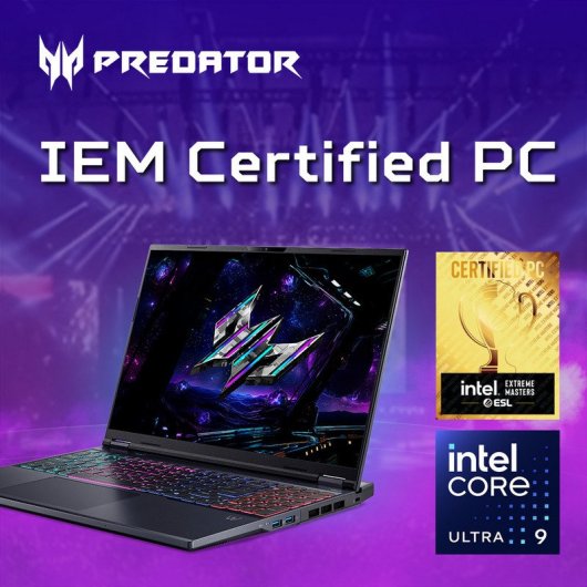 Portátil Acer Predator Helios Neo 16 AI 16" Intel Core Ultra 9 275HX 32GB 2TB SSD RTX 5070 Ti Sin Sistema Operativo