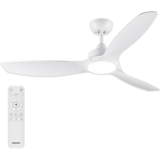 Deckenventilator Philips Olas 132 cm LED 2650 lm dimmbar Fernbedienung