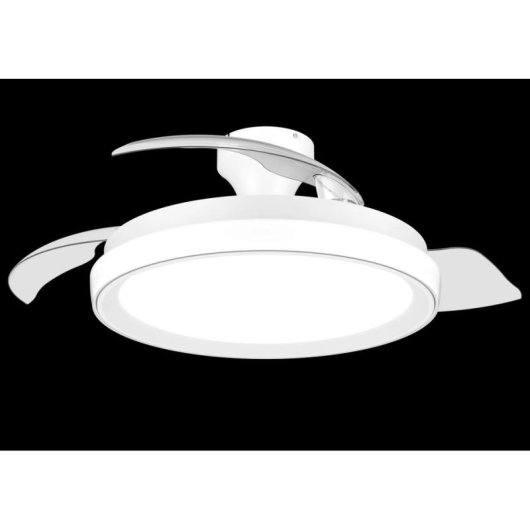 Ventoinha de Teto com Luz Philips Bliss 106cm LED 4500lm 6 Velocidades Pás Retráteis Comando