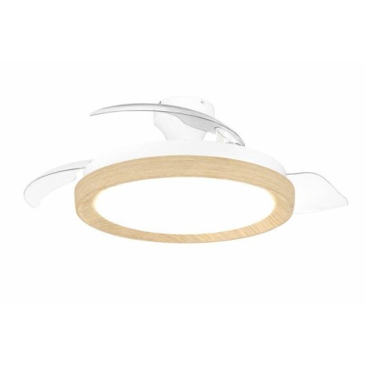 Ventilatore da Soffitto Philips Bliss DC 28W 35W 6 Velocità LED Silenzioso Pale Retrattili