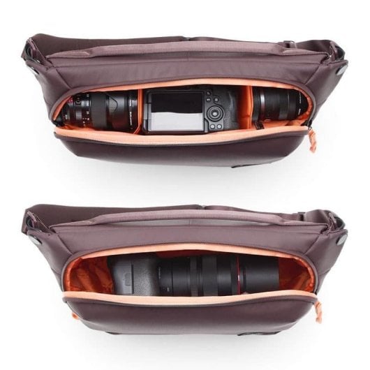 Estuche Peak Design Everyday bandolera impermeável 12 polegadas borgonha
