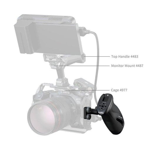 Mango SmallRig 5194 Aluminio Negro 1/4-20 112x79,5 mm