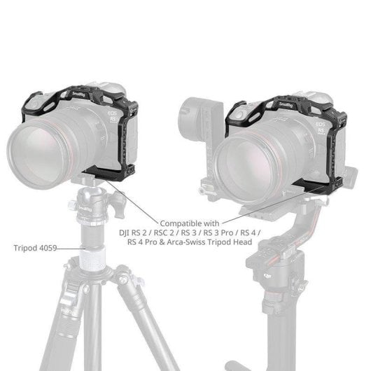 Gabbia fotocamera SmallRig 4975 alluminio nero per Canon EOS R5 Mark II