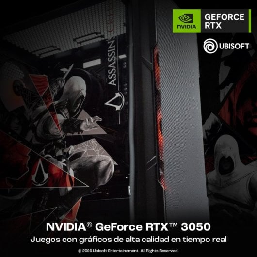 PcCom Lite Intel Core i5-12400F / 16GB / 1TB SSD / RTX 3050 - Assasin´s Legacy / Windows 11 Home