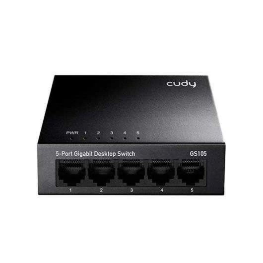 Switch Cudy GS105 5 Puertos Gigabit Carcasa Metálica Compacta