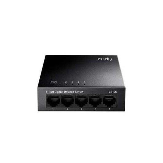 Switch Cudy GS105 5 Puertos Gigabit Carcasa Metálica Compacta