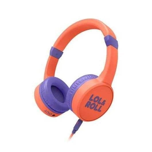Auricolari Energy Sistem Lol&Roll Pop con cavo, Jack 3.5 mm, microfono, Music Share, arancioni