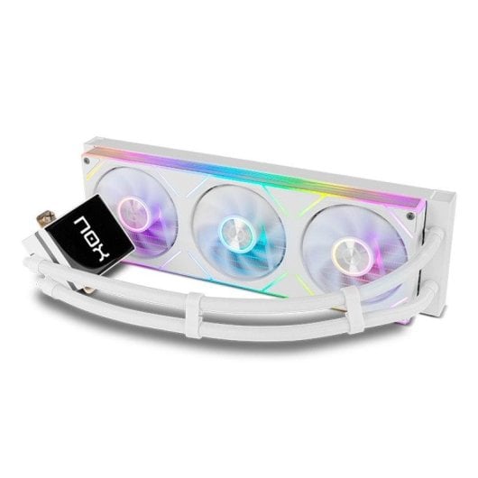 Refrigeración Líquida NOX Hummer M-360 LCD 360mm Pantalla LCD 3 Ventiladores ARGB Compatibilidad Intel AMD