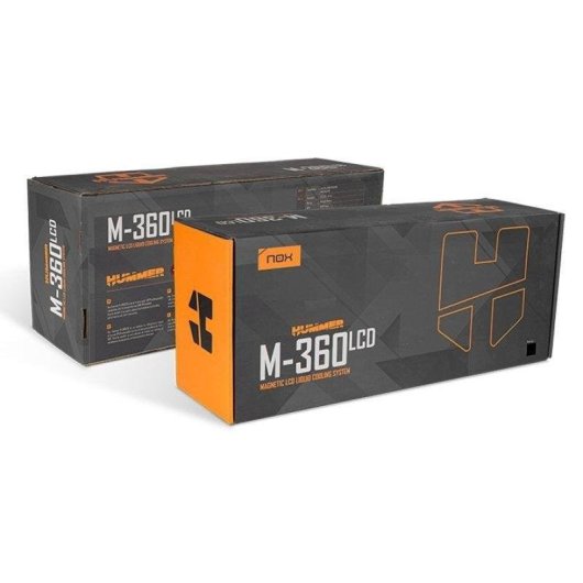 Refrigeración Líquida NOX Hummer M-360 LCD 360mm 3 Ventilatori ARGB