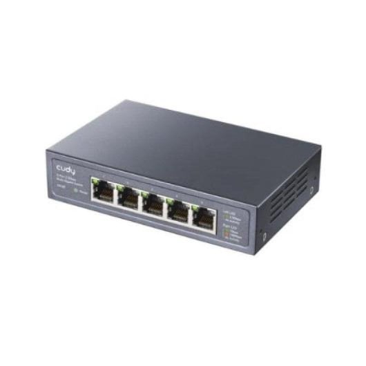 Switch CUDY HS105 2.5G 5 ports boîtier métallique compact