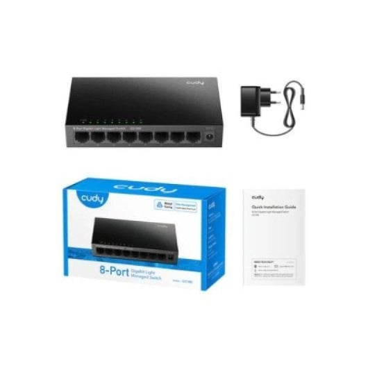 Switch CUDY HS105 2.5G 5 ports boîtier métallique compact