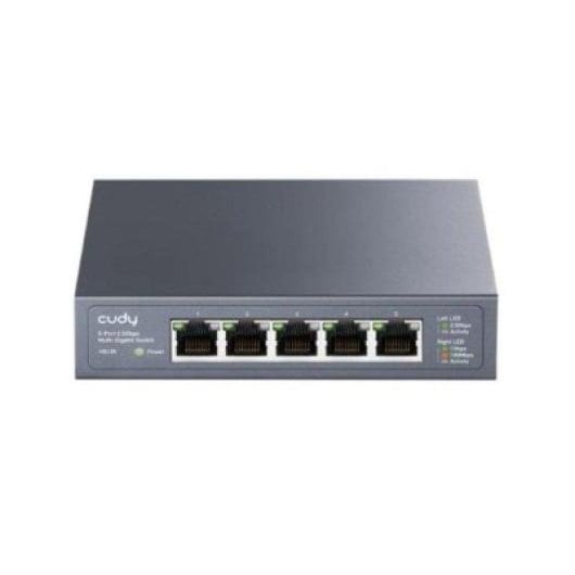 Switch CUDY HS105 2.5G 5 ports boîtier métallique compact