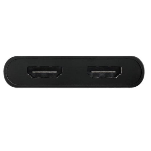 Divisor de vídeo Club 3D CSV-1475 USB-C a Dual HDMI 4K 60Hz Negro