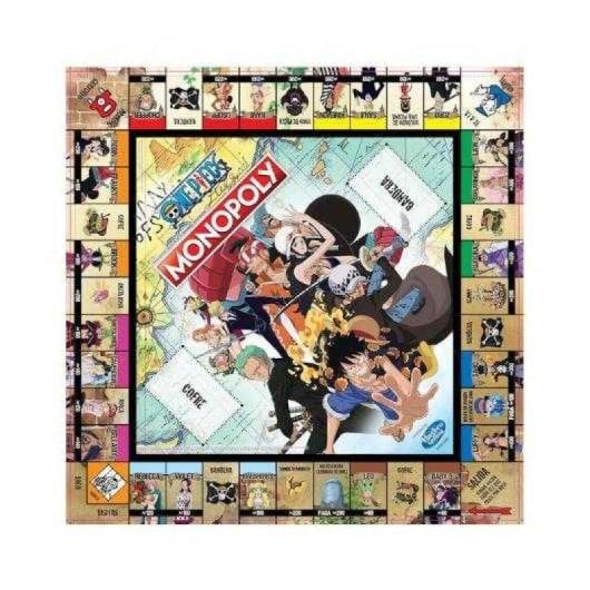 Jogo de Tabuleiro Creative Toys Monopoly One Piece 2-6 Jogadores Estratégia