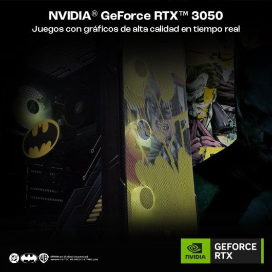 PcCom Lite Intel Core i5-12400F / 16GB / 1TB SSD / RTX 3050 - Batman II / Windows 11 Home